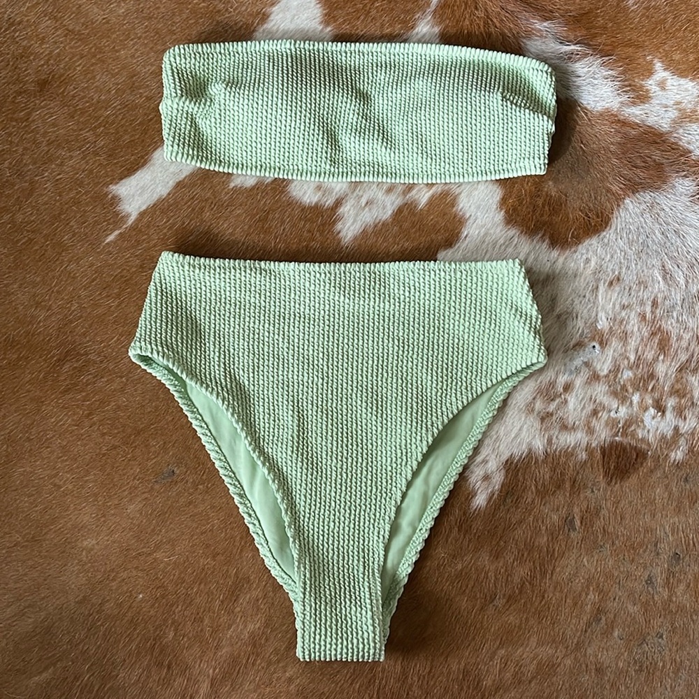 Bandeau High Waisted Bikini